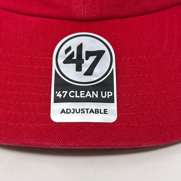 Las Vegas Golden Knights Dad Hat Baseball Cap NHL Hockey 47 Brand Strapback Red - Picture 10 of 11